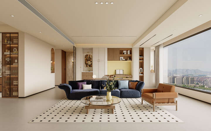 中電建國譽府146平中古風(fēng)